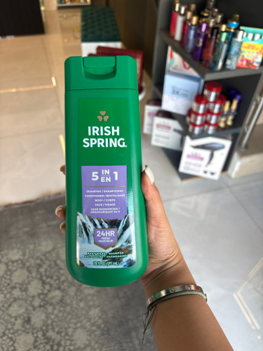 شامپو بدن و سر ۵ کاره آیریش اسپرینگ (Irish Spring) مدل 5in1 حجم ۵۹۱ میل