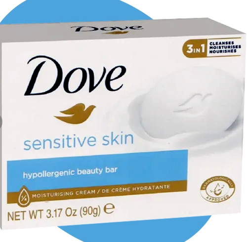 صابون داو مدل Sensitive وزن ۹۰ گرم مناسب پوست حساس