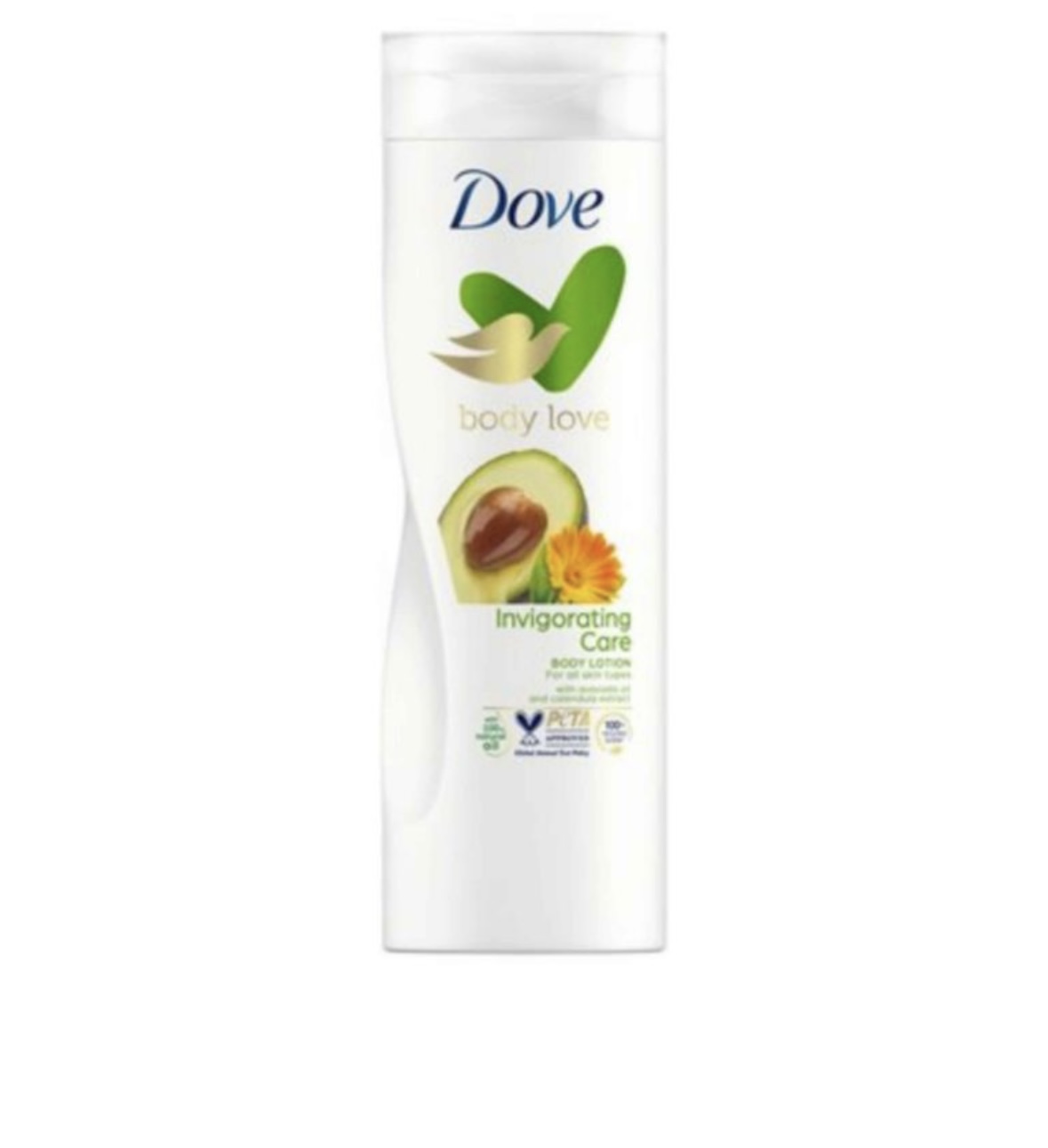 لوسیون بدن داو مدل Invigorating Care با رایحه آووکادو حجم ۴۰۰ میل