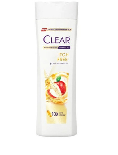 شامپو ضد شوره کلیر CLEAR مدل Itch Free با رایحه سیب 400 میلی لیتر اورجینال