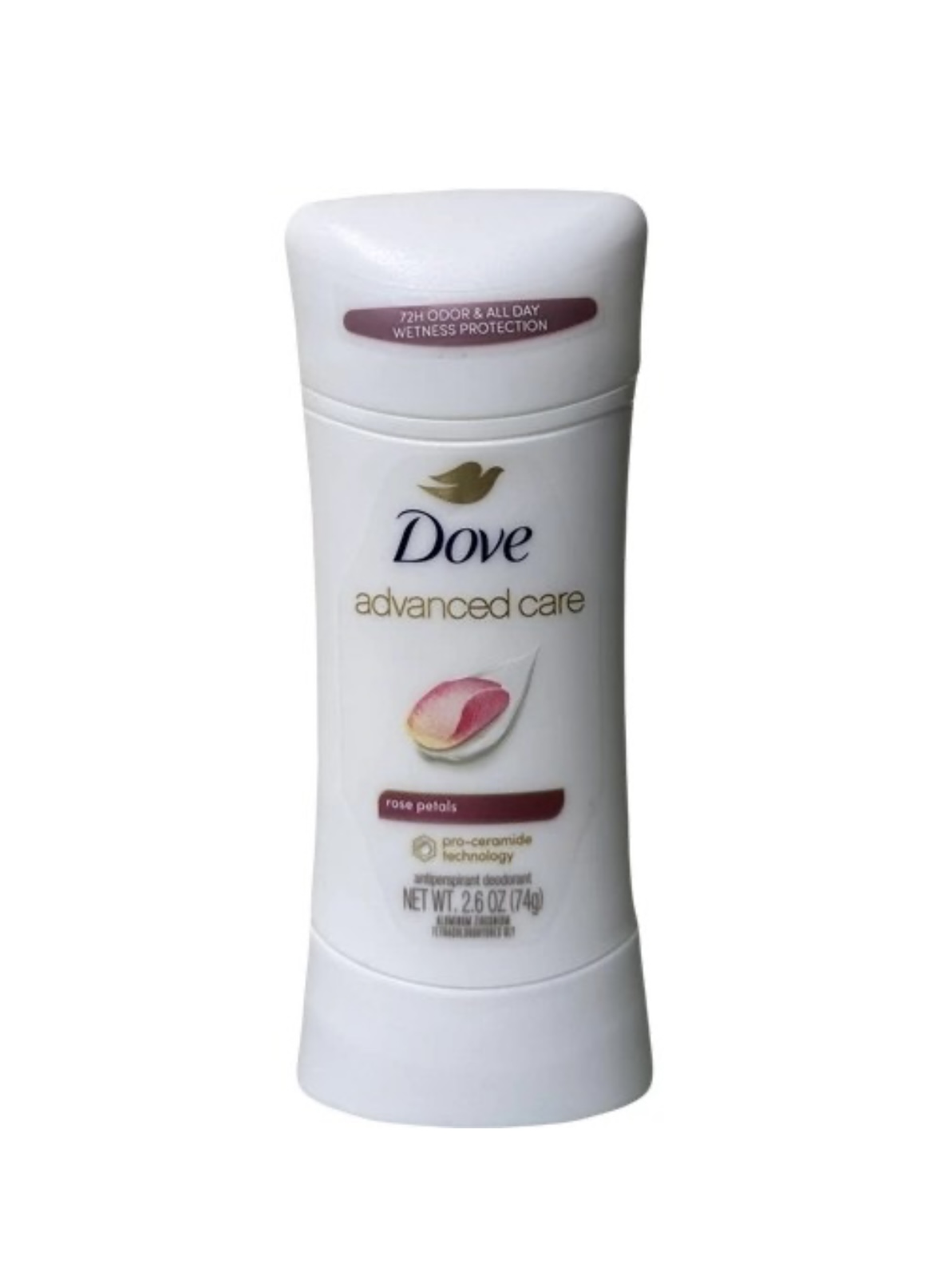 مام صابونی داو مدل Advanced Care رایحه گلبرگ رز حجم ۷۴ میلی‌لیتر