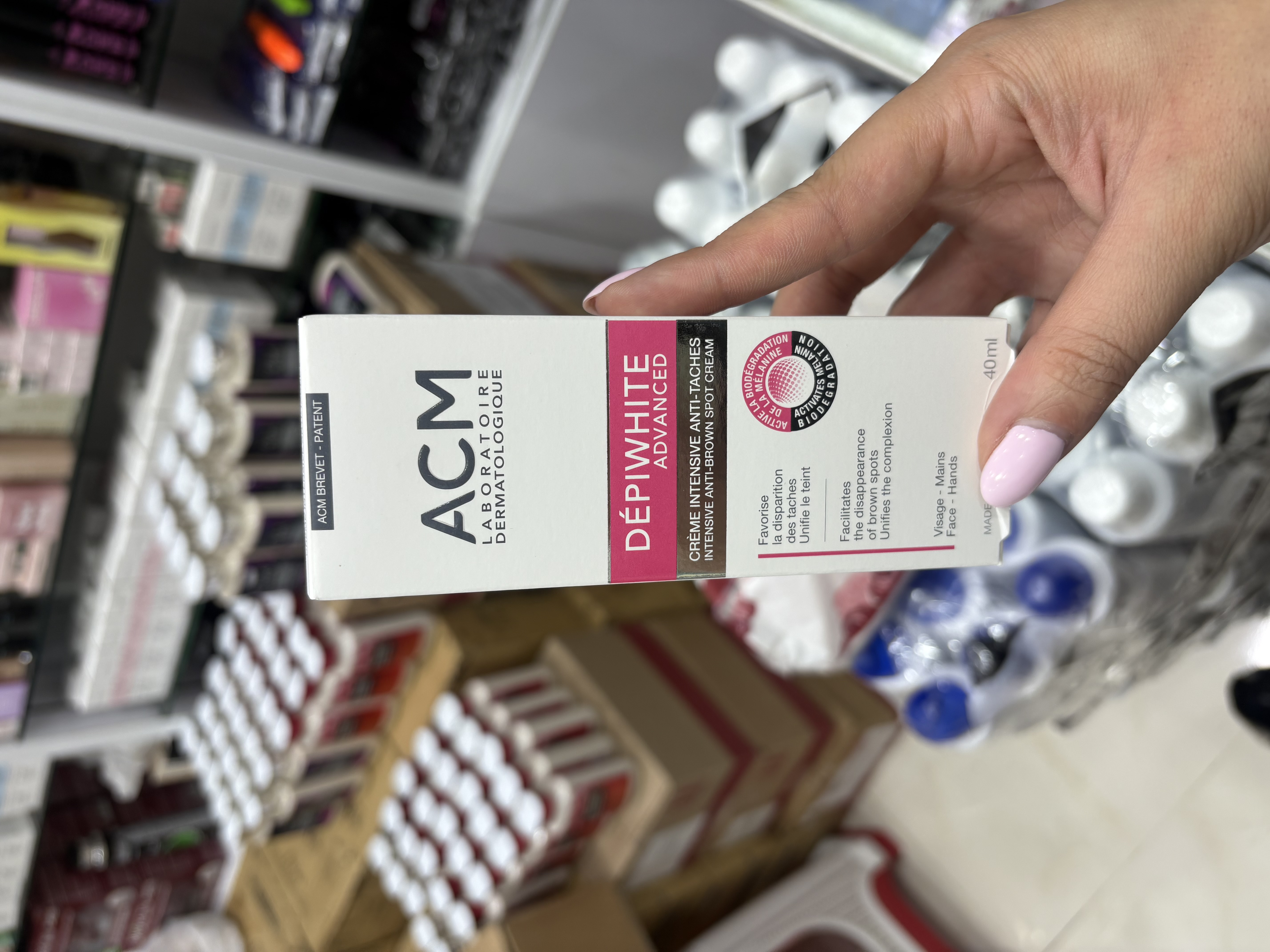 کرم ضد لک دپی وایت ای سی ام (ACM ) 40میلی لیتر