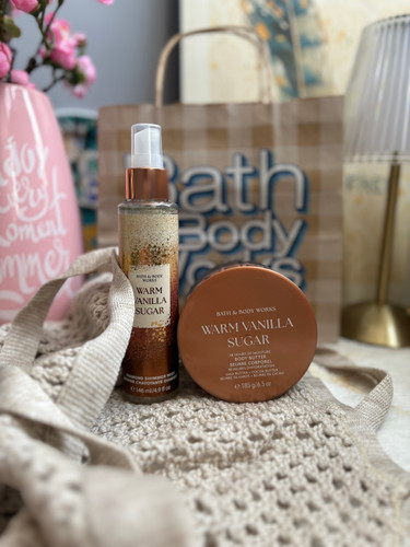 بادی اسپلش بث اند بادی ورکس شاین 145 میل | Bath & Body Works Body Mist | رایحه Warm Vanilla Sugar