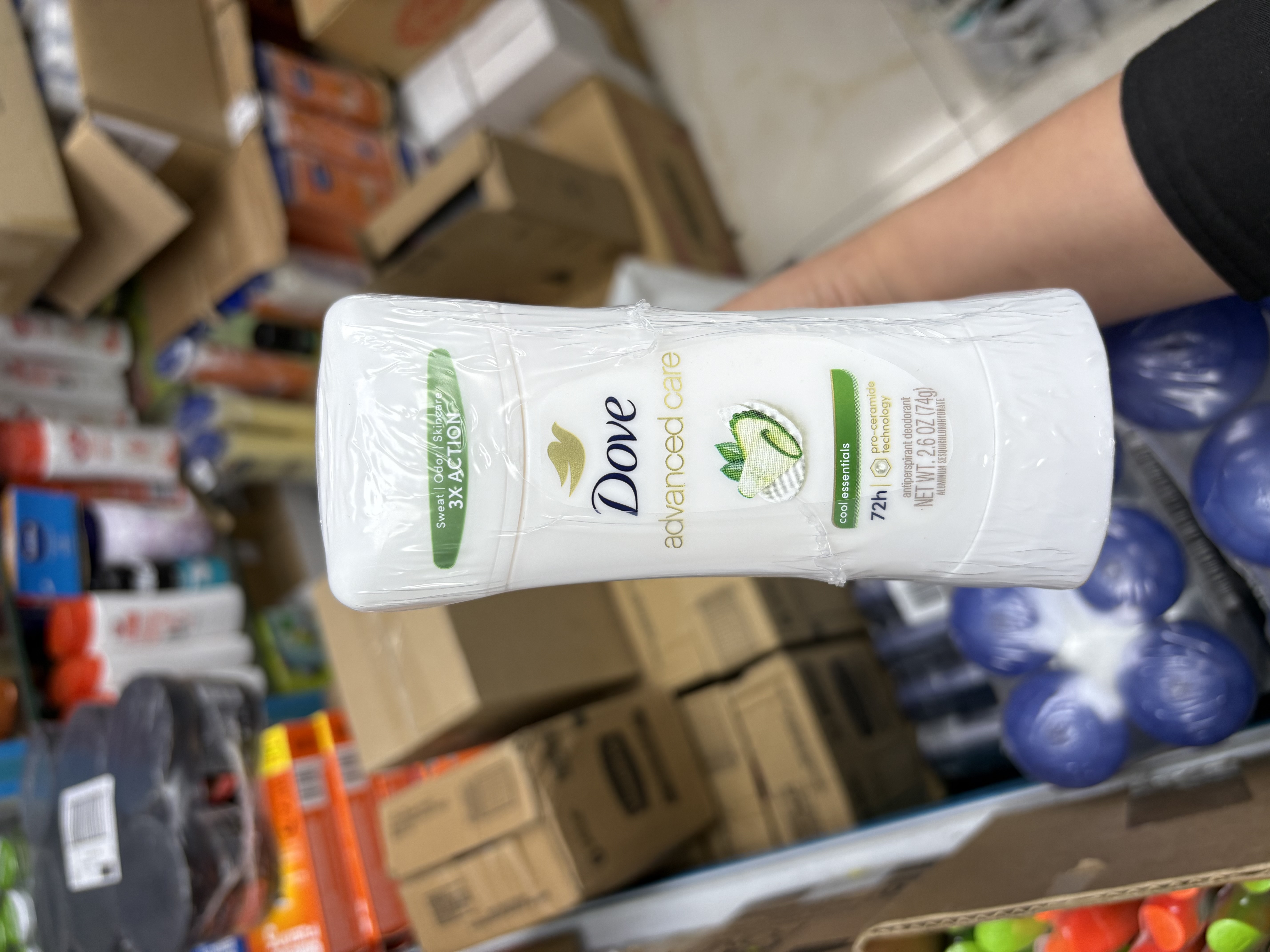 مام صابونی ضد تعریق زنانه داو Dove مدل Advancad Care رایحه خیار و چای سبز وزن 74 گرم ساخت کانادا