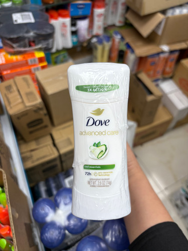 مام صابونی ضد تعریق زنانه داو Dove مدل Advancad Care رایحه خیار و چای سبز وزن 74 گرم ساخت کانادا