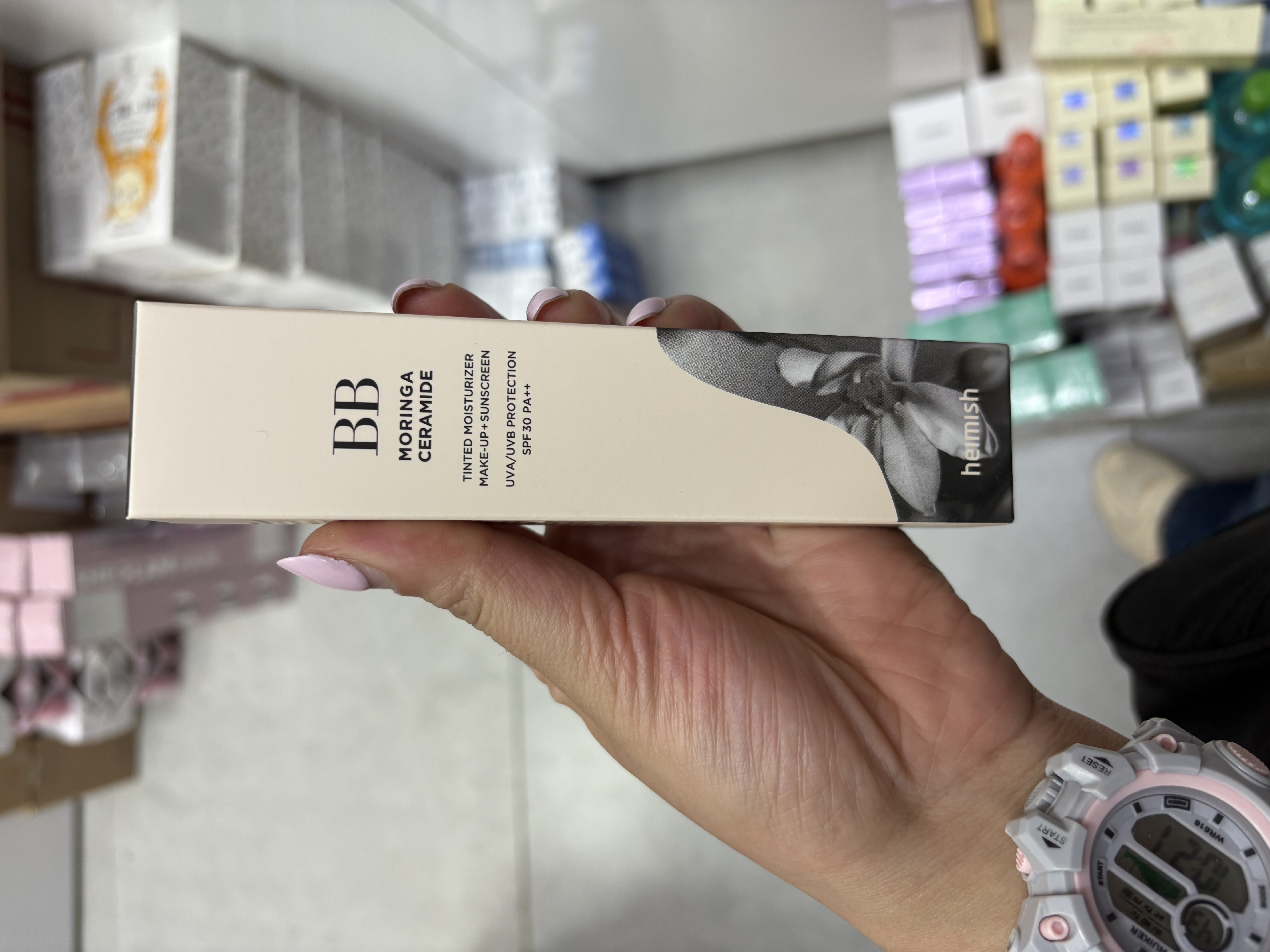 ی بی کرم کره ای هیمیش Heimish Moringa Ceramide مناسب انواع پوست شماره (19) 30 میل