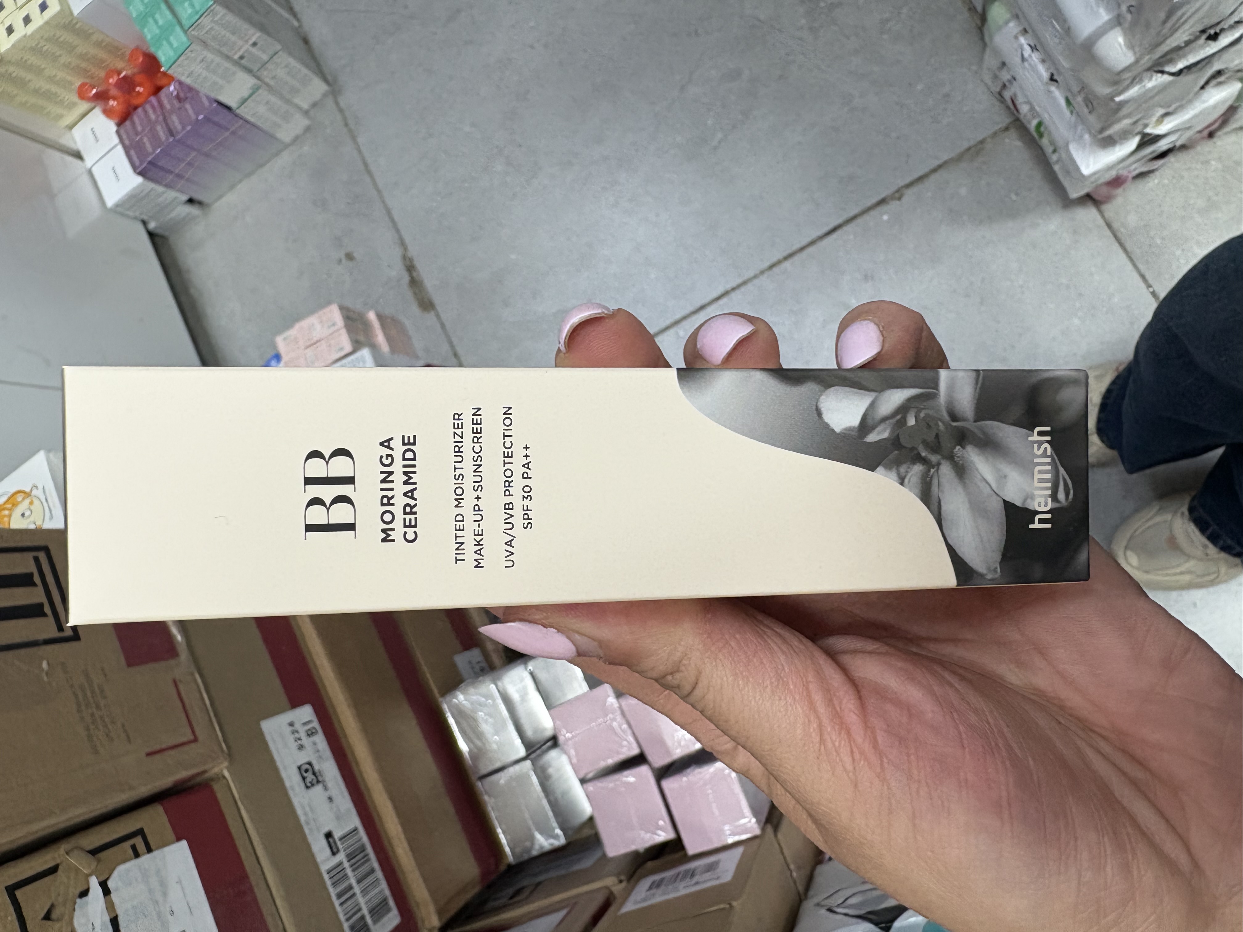 بی بی کرم هیمیش 30 گرمی| HEIMISH MORINGA CERAMIDE BB CREAM SPF3 کد ۲۱