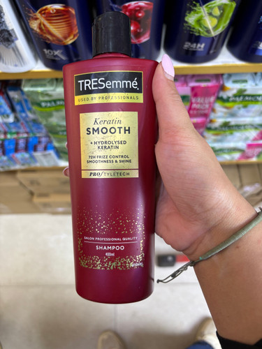 شامپو ترزمه Keratin Smooth حاوی کراتین هیدرولیزشده - ضد وز و نرمکننده حجم۴۰۰میل