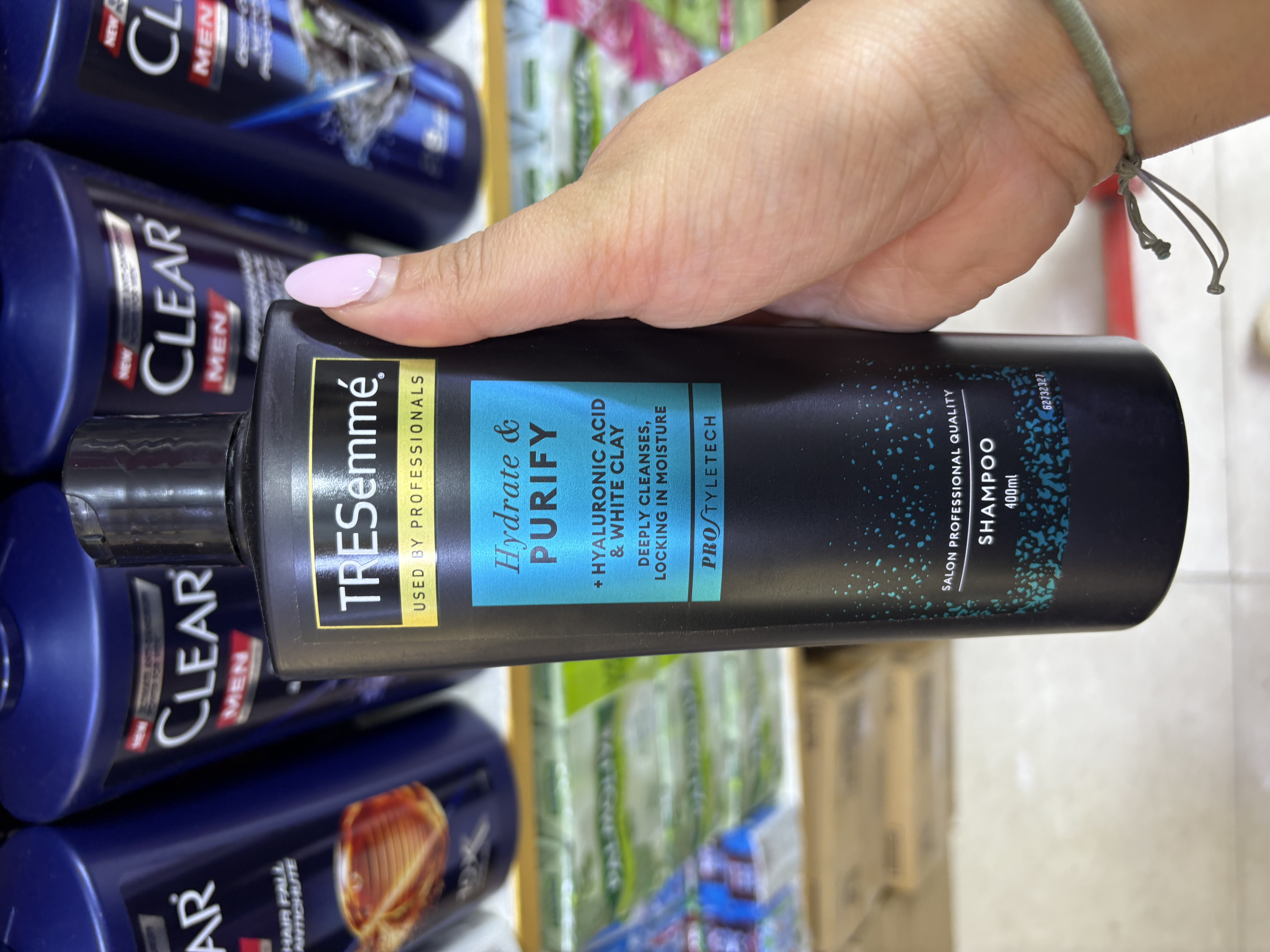 شامپو آبرسان و پاک‌کننده پوست سر چرب ترزمه Tresemme Hydrate and Purify Moisturizing Shampoo 400m