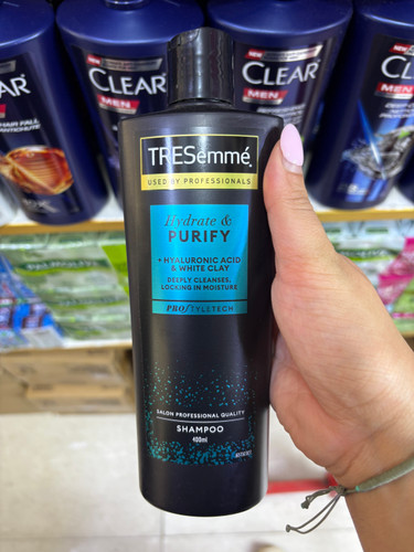 شامپو آبرسان و پاککننده پوست سر چرب ترزمه Tresemme Hydrate and Purify Moisturizing Shampoo 400m