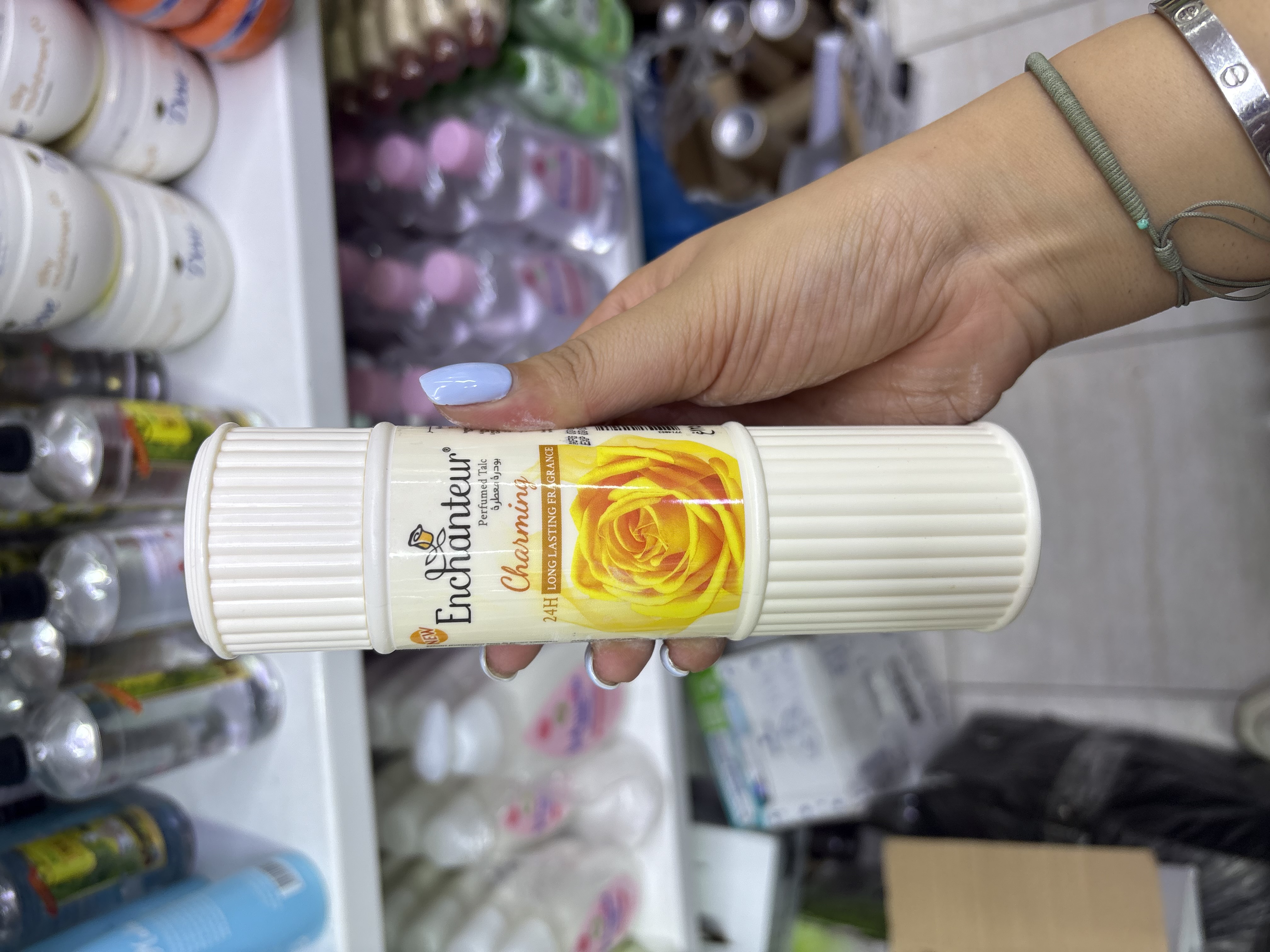 پودر خوشبو کننده بدن انشانتر مدل Charming زرد 125g