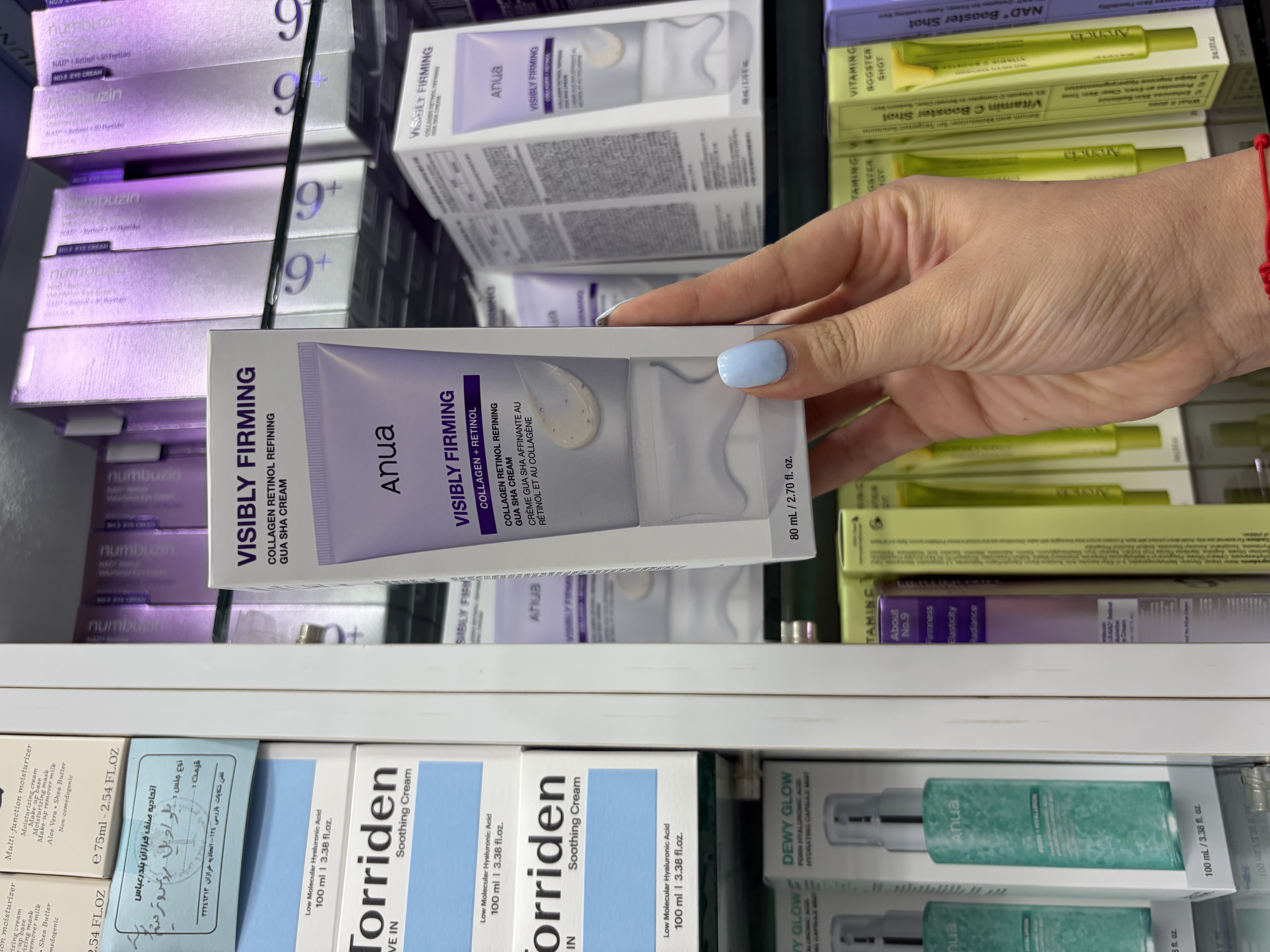 کرم گواشا لیفت کننده و جوانساز صورت آنوا مدل Visibly Firming حاوی کلاژن و رتینول | تاپیک