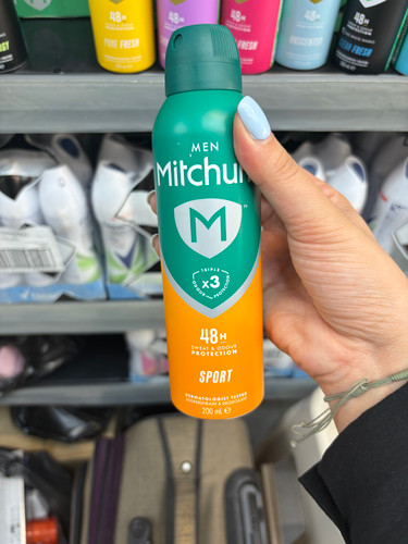اسپری مردانه ضد تعریق پودری میچام Mitchum Men Spray - Sport (200ml)