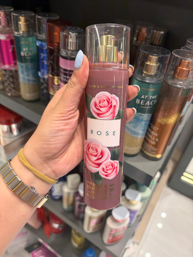 بادی اسپلش زنانه رز فاین فراگرَنس بث اند بادی ورکس مدل Bath & Body Works Rose Fine Fragrance Mist