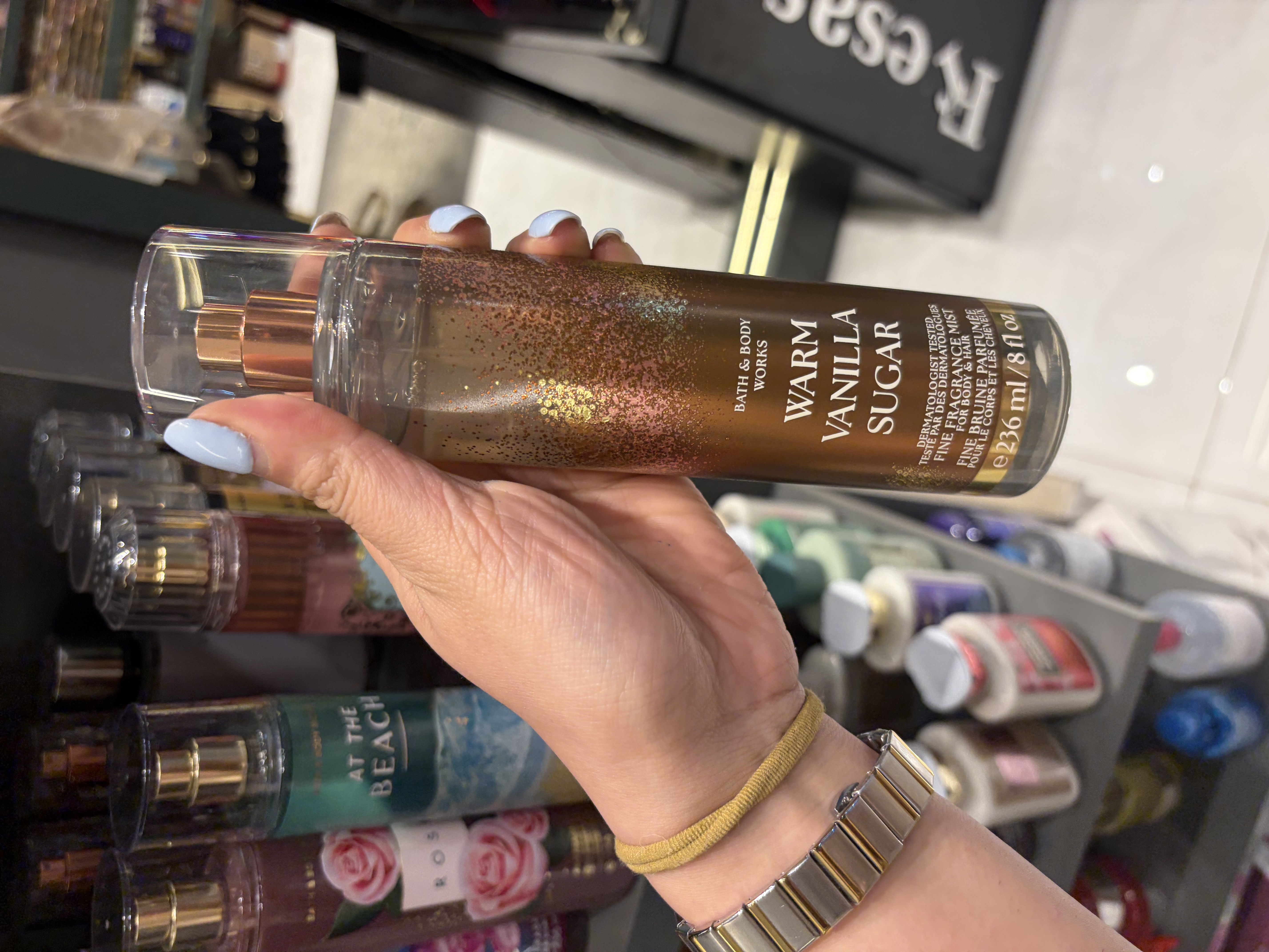 بادی میست بث اند بادی ورکس warm vanilla sugar Body mist warm vanilla sugar