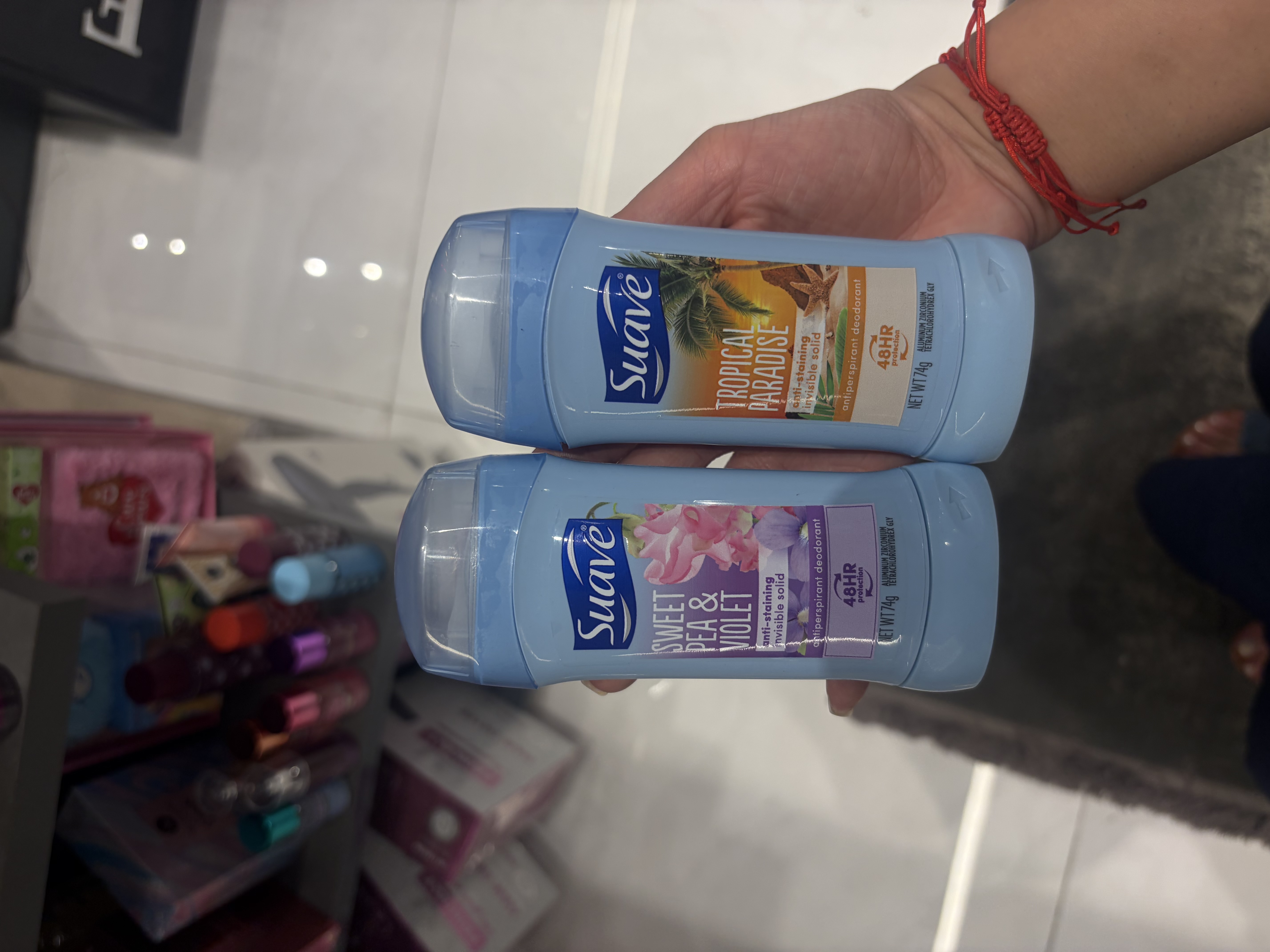 استیک ضد تعریق زنانه سواو Suave مدل Sweet pea &amp Violet وزن 74 گرم