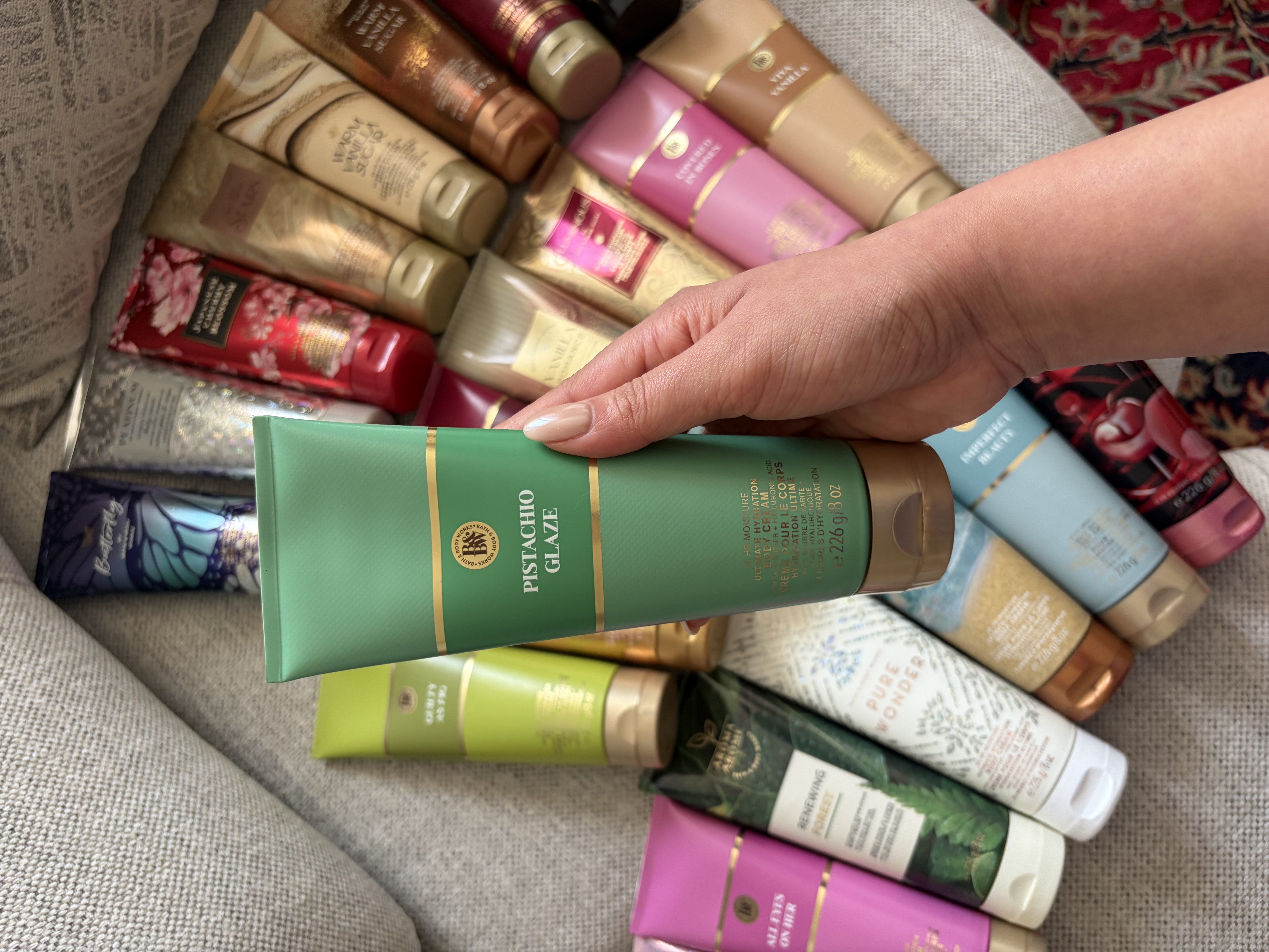 کرم بدن اند بادی وورکس Bath and Body Works رایحه Pistachio Glaze حجم 236 میل