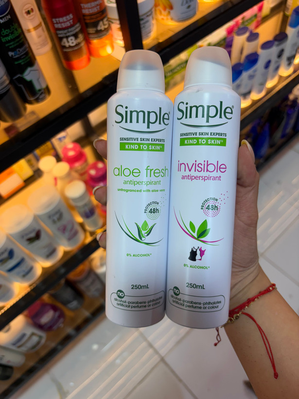 اسپری ضد تعریق سیمپل مدل Gentle Care حجم ۲۵۰ میل زنانه ۴۸ ساعته